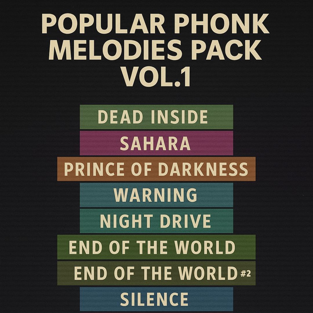 Popular Phonk Melodies Pack Vol.1 Ride Or Die Edition