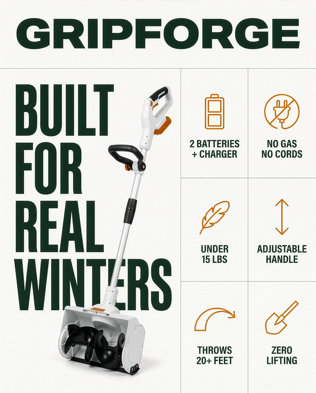 Built for real winters — key features