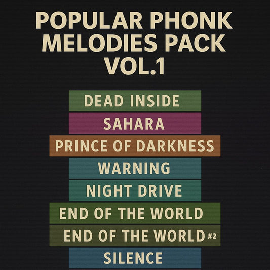 Popular Phonk Melodies Pack Vol.1 Ride Or Die Edition